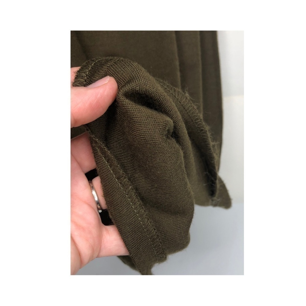 Mary McFadden 70s Sweater Dress/Mock Turtleneck/Vintage Long Dress Brown Sz M - Picture 11 of 11